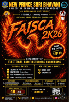 FAISCA 2026 National Level Technical Symposium Poster